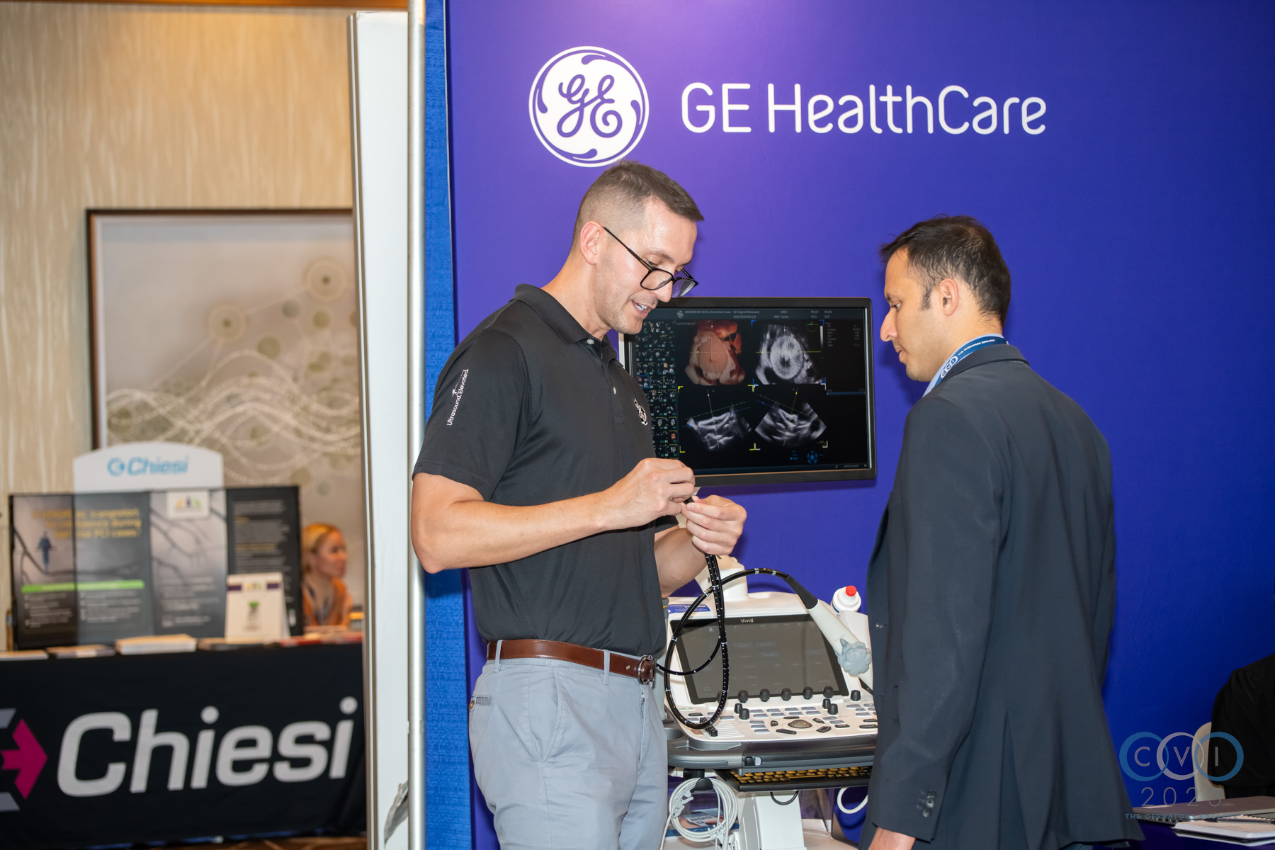 GE Healthcare booth