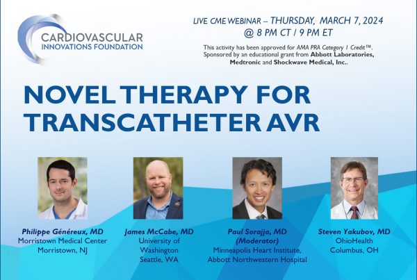 Novel Therapy for Transcatheter AVR Webinar