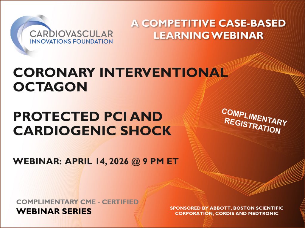 Coronary Interventional Octagon Protected PCI and Cardiogenic Shock Webinar on 4/14/26