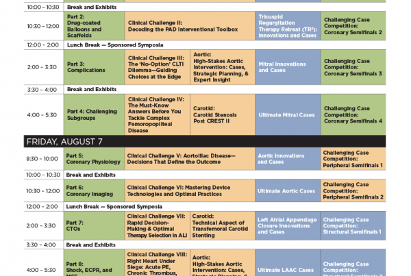 CVI 2026 Agenda At A Glance. See agenda below for text agenda.