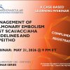 Webinar Promo for Management of Pulmonary Embolism Post SCAI/ACC/AHA Guidelines and HI-PEITHO