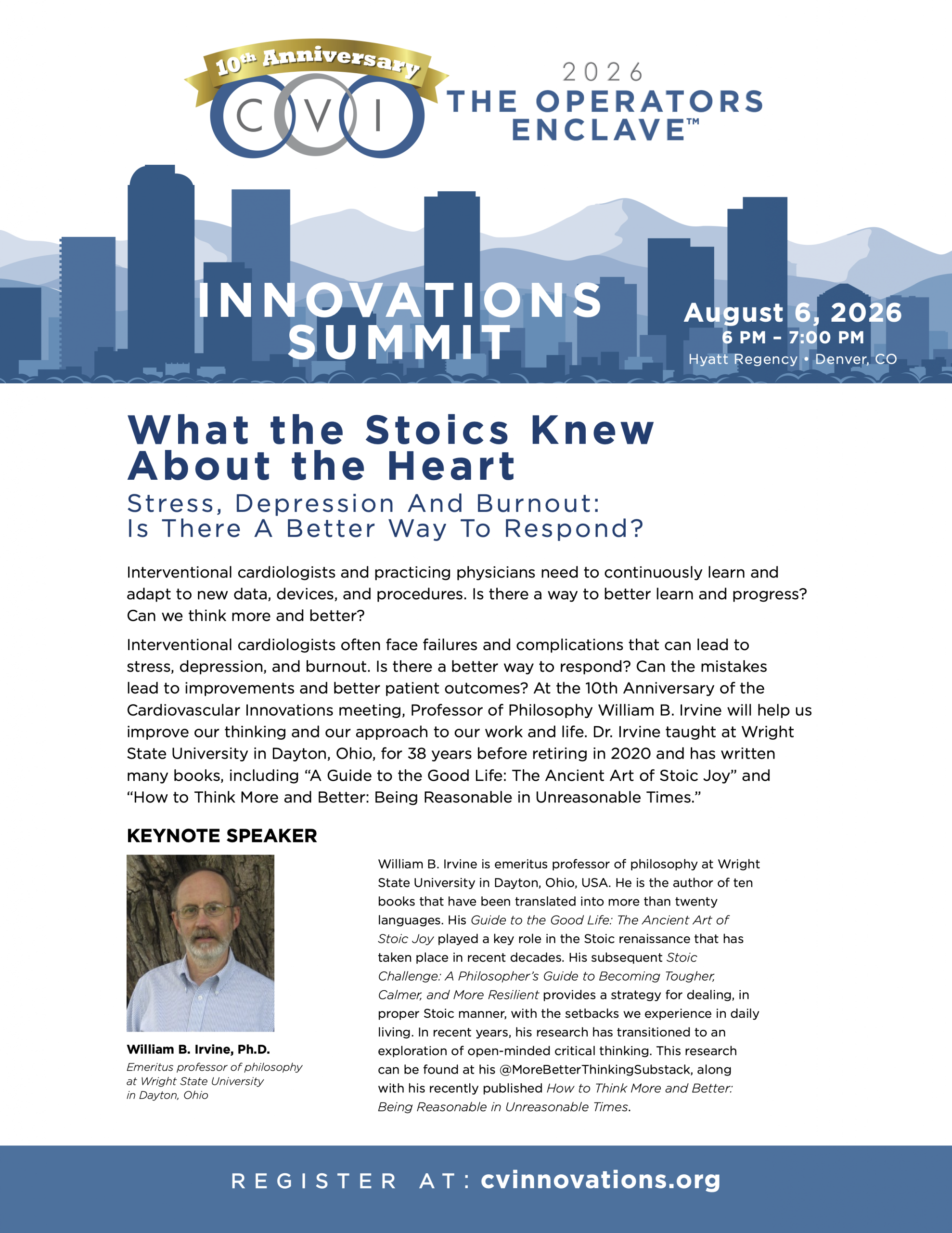 CVI 2026 Innovations Summit Flyer